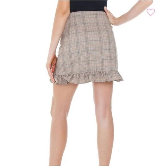 Cupcakes And Cashmere Plaid Matilda Caramel Mini EUC - Picture 7 of 7